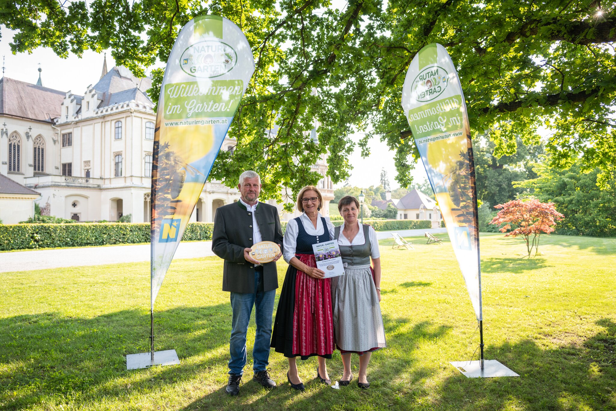Natur im Garten Melk Loosdorf wurde erneut mit "Goldenem Igel