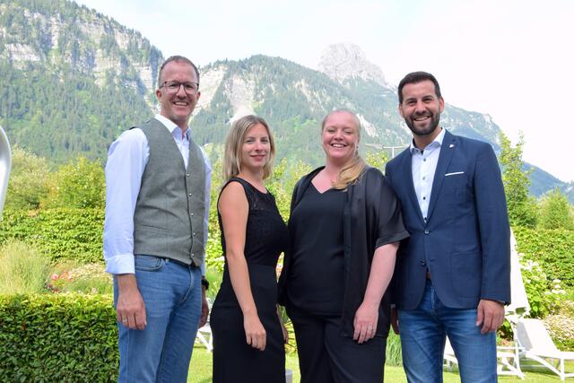 Von links: Christian Gantner, Silvia Plangg, Wiebke Meyer und Simon Tschann | Foto:  Gerhard Scopoli