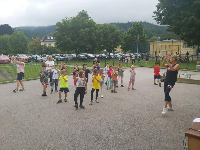 Auch Zumba wurde den Kindern angeboten  | Foto: VS Wolfsberg