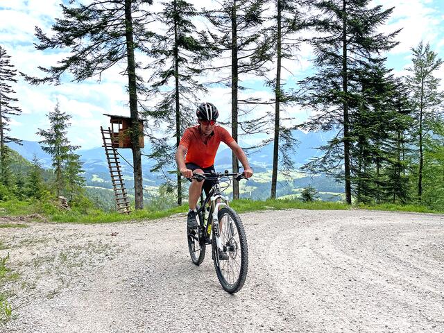 Eine wunderschöne Mountainbike-Tour im Tennengau führt zum idyllischen Seewaldsee in St. Koloman.  | Foto: Theresa Kaserer-Peuker