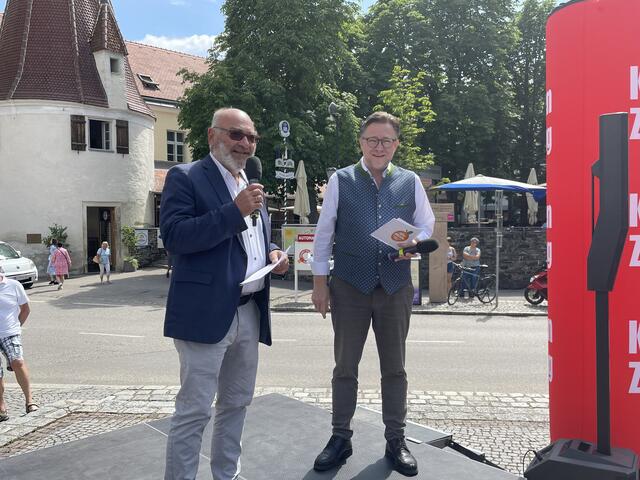 Ulf Elser (Kaufmannschaft), Horst Berger (Stadtmarketing) | Foto: sg