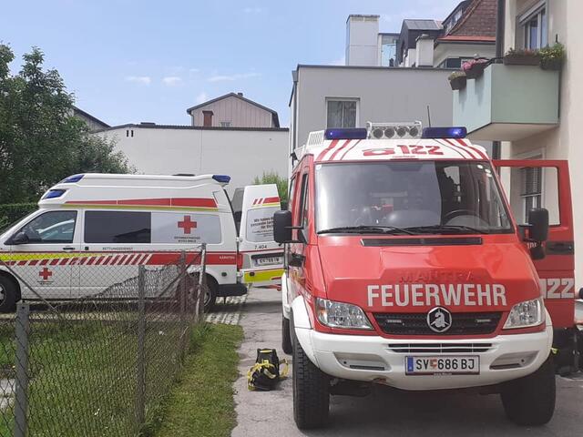 Feuerwehr wurde zu einem Brand in einer Wohnung alarmiert. | Foto: Fire Veiter - FF St.Veit/Glan