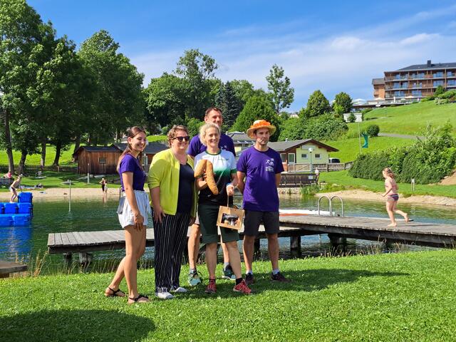 Die einzige Dame am Start beim Energy Crosstriathlon 
McBee Sabine Wallner | Foto: Franz Kern