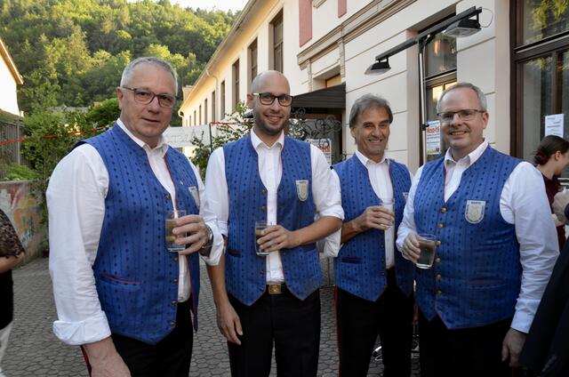Auch eine Abordnung des „Musikvereines Warth-Scheiblingkirchen-Bromberg war vertreten. | Foto: Elisabeth Peinsipp 