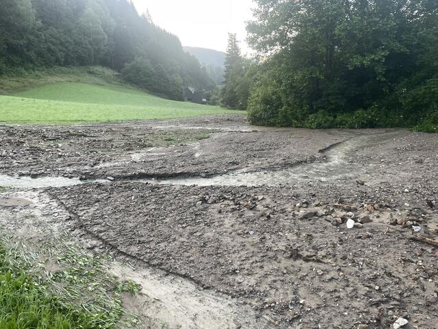 Im Ortsgebiet von Afritz kam es im Bereich des Afritzer Baches ebenso zu Einsätzen.