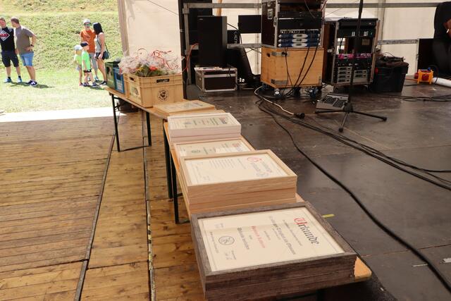Zahlreiche Ehrungen standen an. Nahezu alle Geehrten nahmen am Fest teil. | Foto: Elisabeth Neuner