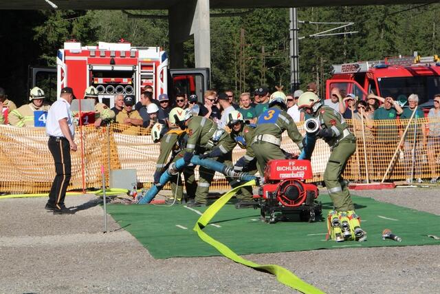 Volle Action war beim Nassleistungsbewerb in Bichlbach angersagt. | Foto: BFV Reutte
