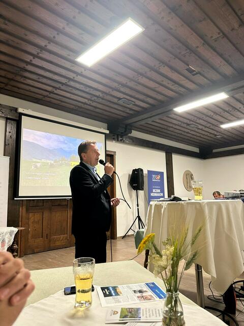 Erwin Angerer (FPÖ) bei der Veranstaltung | Foto: FPÖ