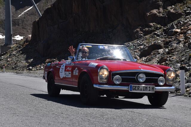 25. Silvretta Classic Rallye Montafon auf der Kauenertaler Gletscherstraße. | Foto: Kaunertaler Gletscherbahnen