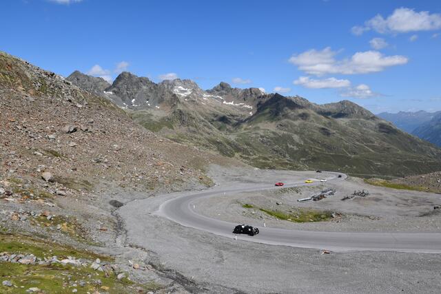 25. Silvretta Classic Rallye Montafon auf der Kauenertaler Gletscherstraße. | Foto: Kaunertaler Gletscherbahnen