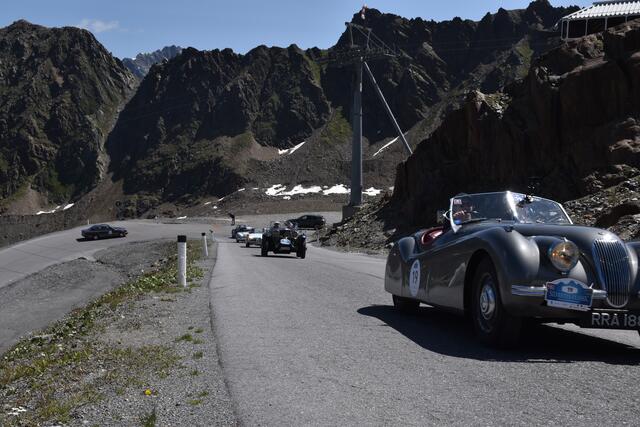 25. Silvretta Classic Rallye Montafon auf der Kauenertaler Gletscherstraße. | Foto: Kaunertaler Gletscherbahnen