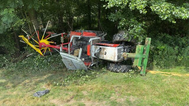 Tödlicher Arbeitsunfall in Purgstall: Im Söllingerwald stürzte ein Landwirt 60 Meter in die Tiefe. | Foto: Doku NÖ