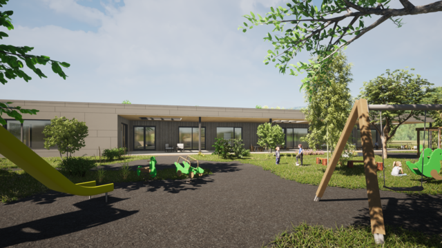 Rendering des Kindergartens | Foto: Siedlungsgenossenschaft Köflach