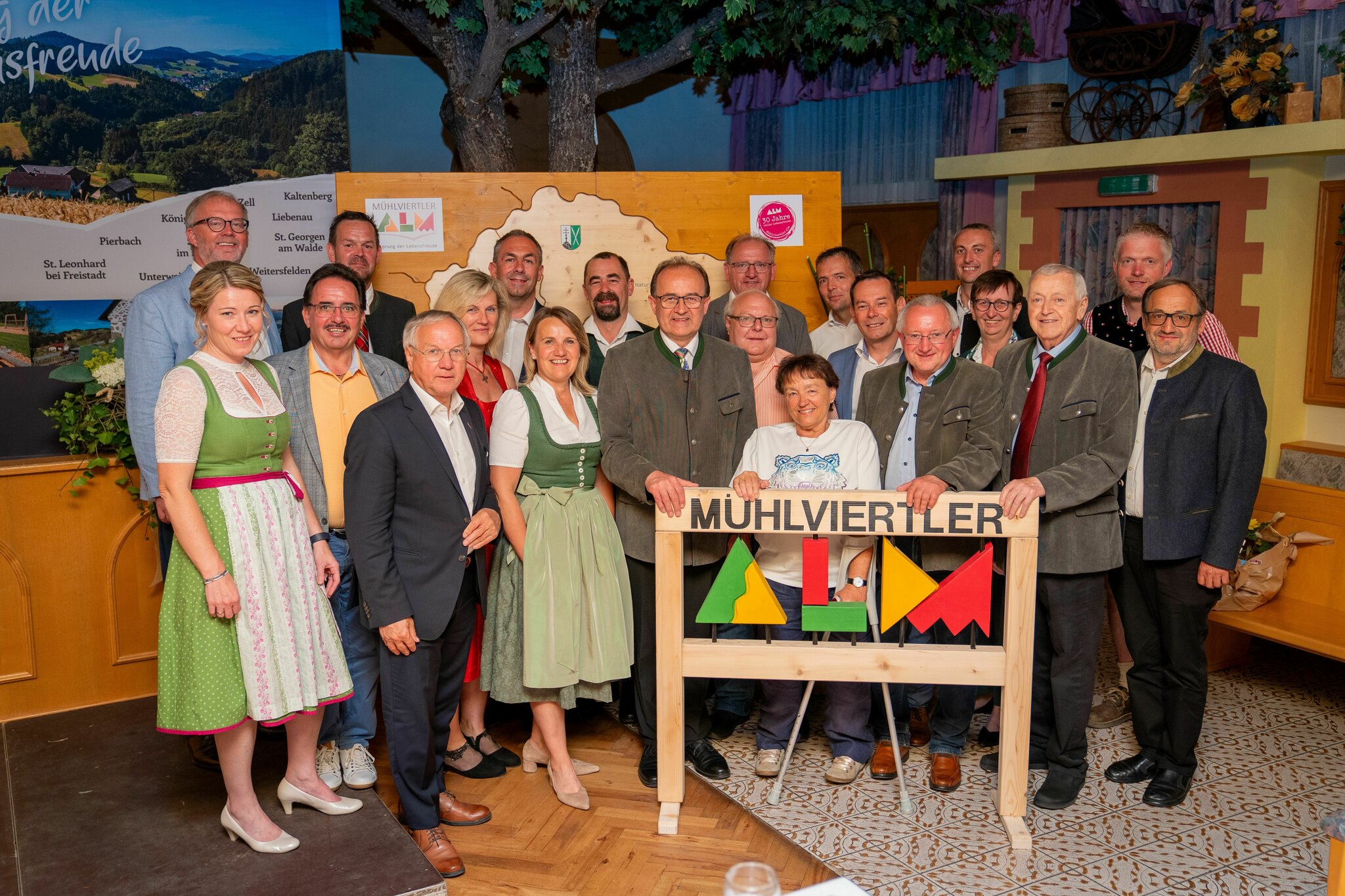 Erfolgreiche Regionalentwicklung Mühlviertler Alm feierte in Mönchdorf