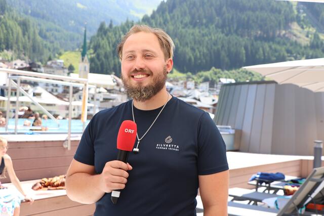 Thorsten Moeller, Saunameister der Silvretta Therme und österreichischer "Aufguss-Meister". | Foto: Othmar Kolp