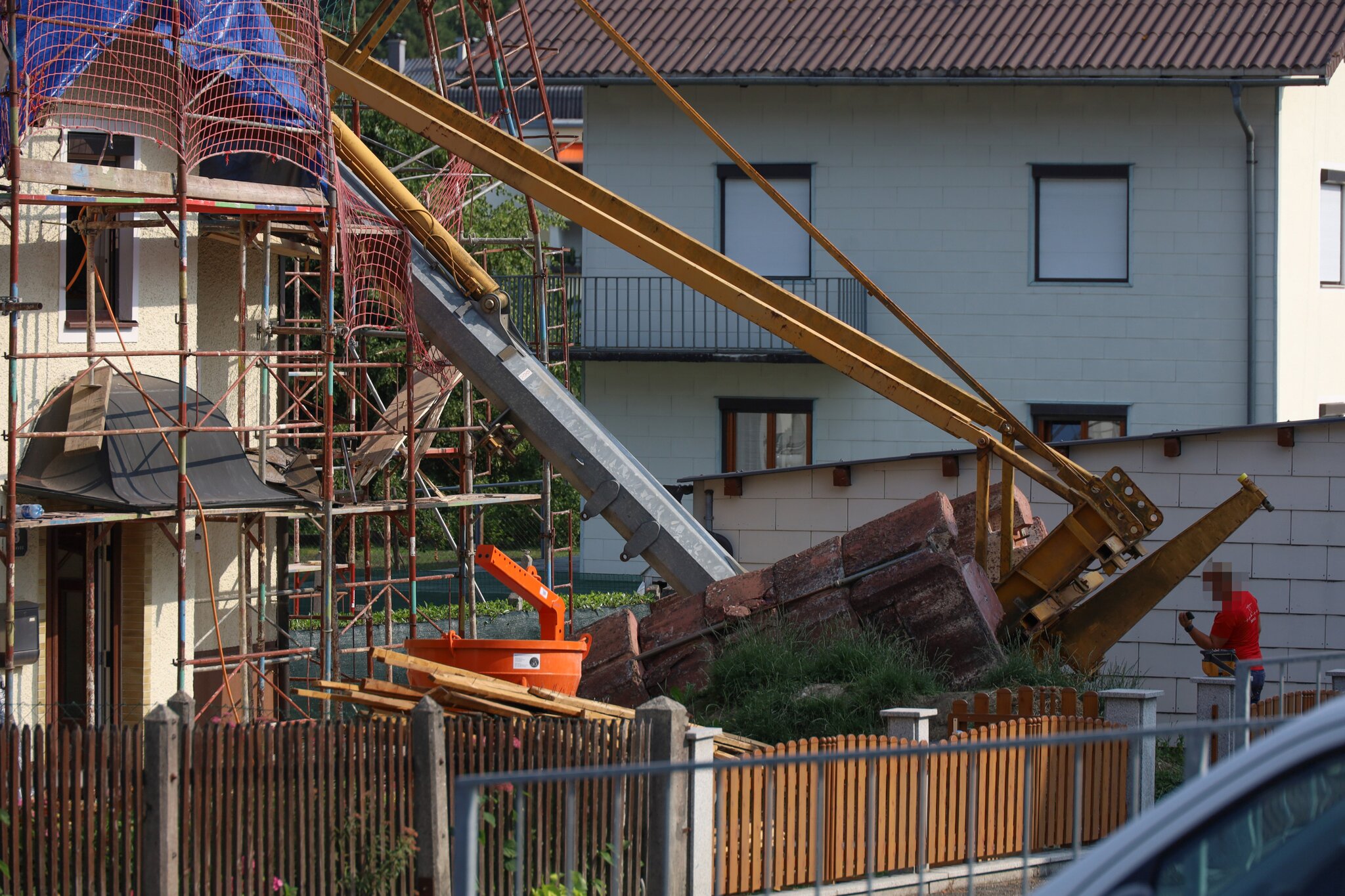 Haus Vibriert Durch Bauarbeiten