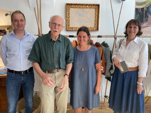 Überall findet man den Slogan von Leopold Kohr "small is beautiful". | Foto: Tauriska