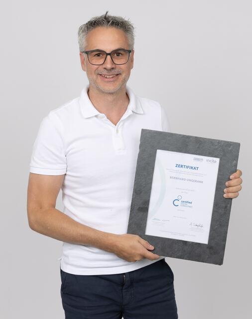 Bernhard Ungerank ist nun „Certified Digital Consultant".  | Foto: Ungerank