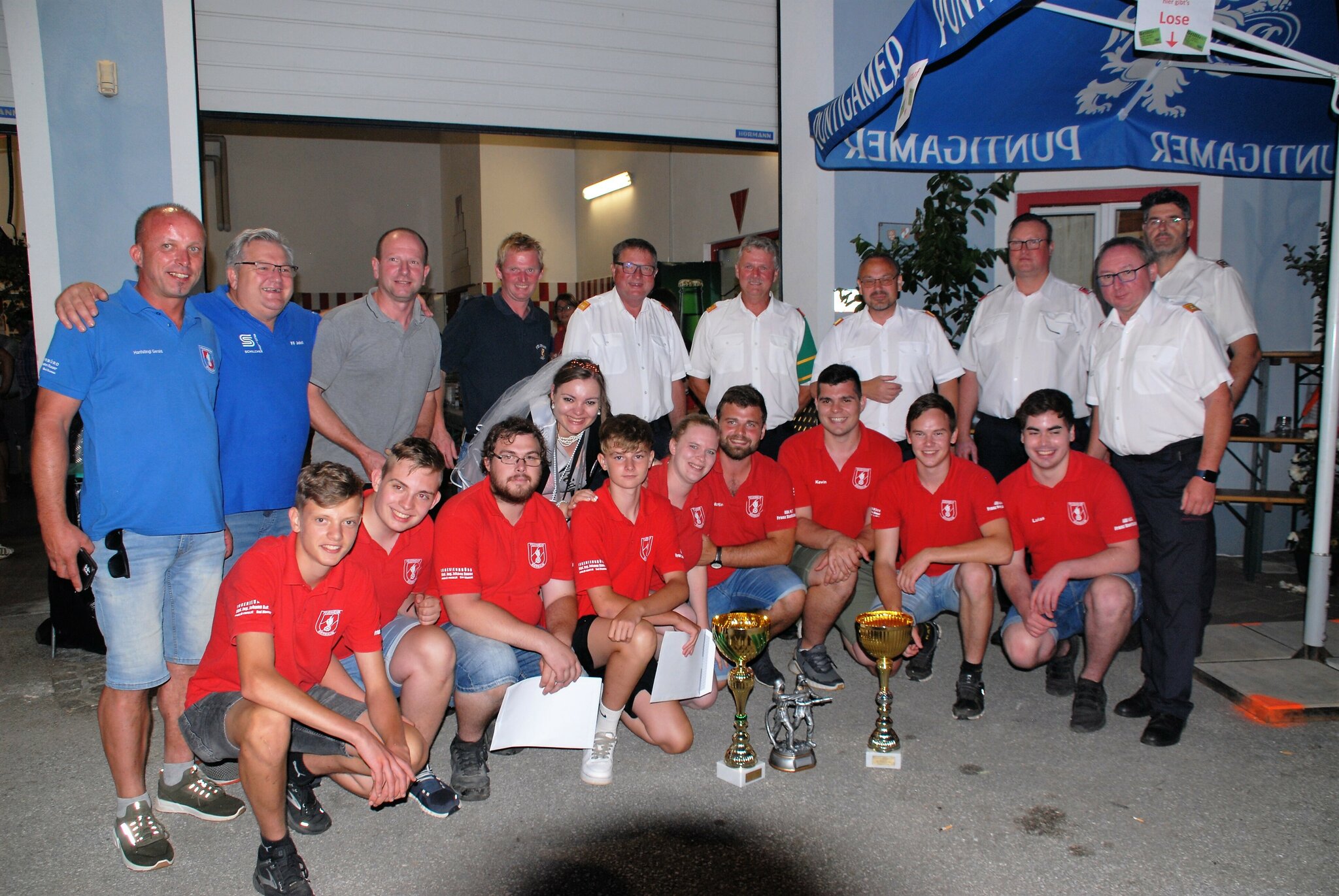 Bad Blumau Feuerwehr Bierbaum an der Safen gewann Nassbewerb in Jobst