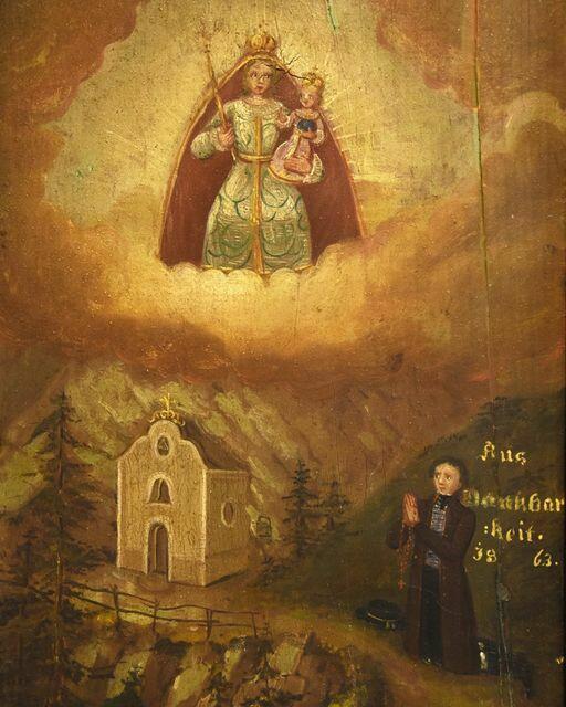 Das Votivbild aus der Gmailkapelle wird nun im Museum St. Johann gezeigt. | Foto: Museum St. Johann