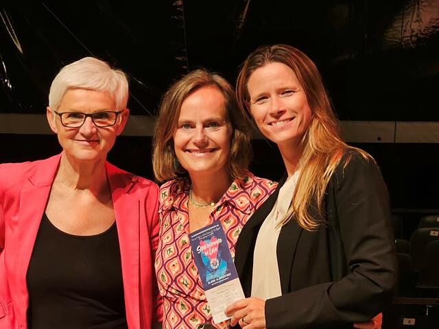 Maria Rösslhumer, Nina Blum und Elisabeth Cinatl.
 | Foto: Verein Wendepunkt