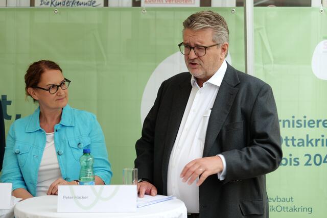 Die Erneuerung der Klinik Ottakring ist nur eines vieler Projekte: "Alle unsere Krankenhäuser werden bis 2038 erneuert", so Hacker. | Foto: Max Spitzauer