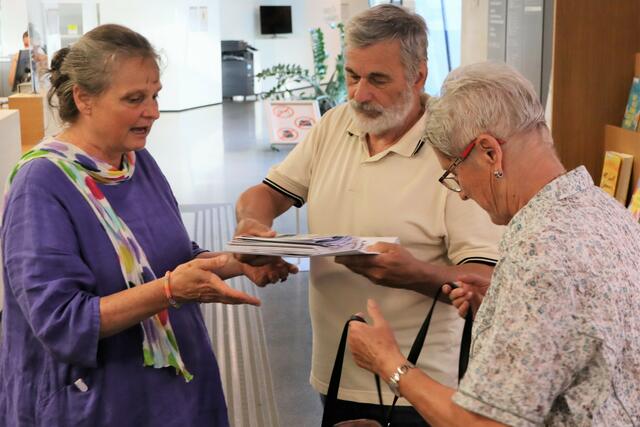 Führerin Barbara Zoe Sammer, Obmann Karl Dudek, Kassierin Paula Dudek (v.l.)