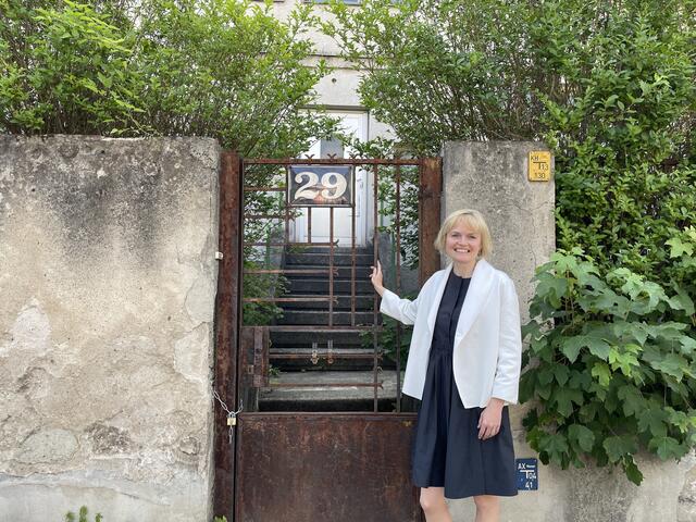 Silke Kobald (ÖVP) setzte sich für den Erhalt der Villa in der Hofwiesengasse 29 ein. | Foto: Kautzky