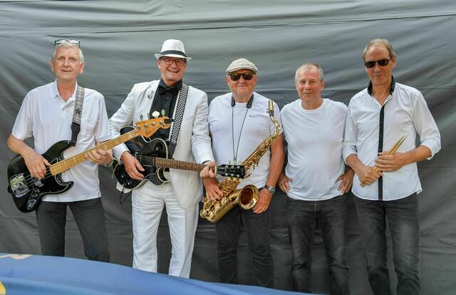 Von links: Heinz Luger, Diethard Theuermann, Karl Schebrek, Wolfgang Raffalt, Herbert Schranz. | Foto: Gerhard Pulsinger