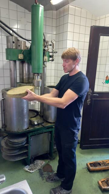 Restprodukt der Presse wird weiterverwendet. | Foto: Birgit Lichtenberger