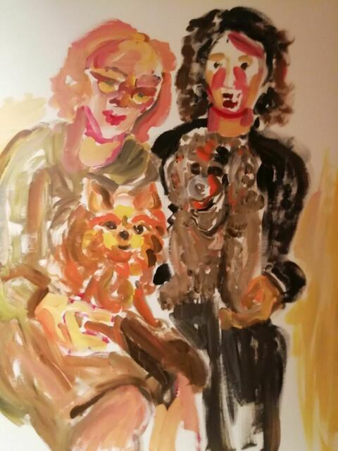 Die neue Ausstellung in der Osteria Allora zeigt die Acrylgemälde von Stefanie Knechtl. | Foto: Stefanie Knechtl