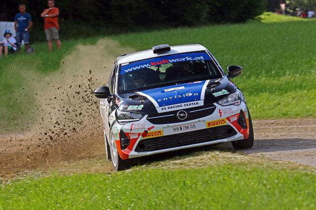 Es war keine leichte Rallye für Luca Waldherr in Weiz. Weder von der Ausgangslage her noch von der Witterung. | Foto: Daniel Fessl