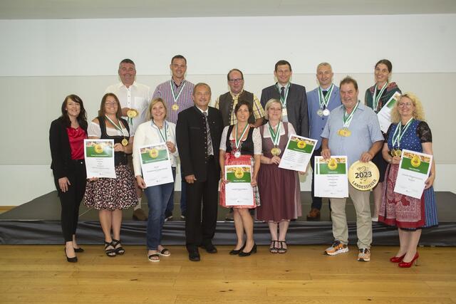 Alle Sieger aus dem Burgenland.  | Foto: Landwirtschaftskammer