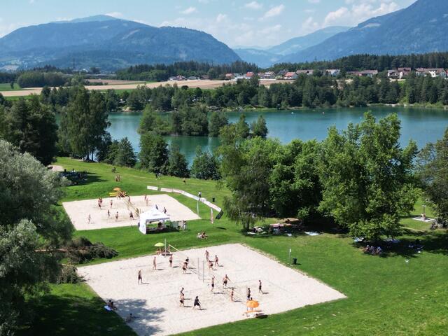 Bereits zum 14. Mal lud der Verein GEMMA zum Beachvolleyballturnier beim Silbersee