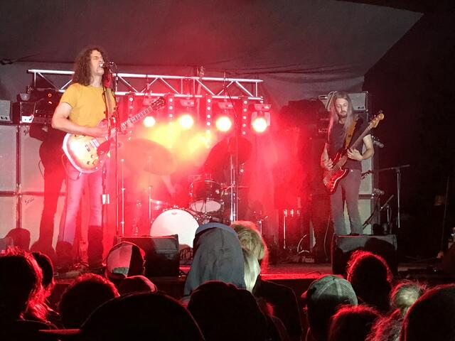 Die drei Stonerrocker von "Coulour Haze" gaben sich als Hauptband am Samstag in der Naturarena die Ehre, bevor die Party auf der Waldbühne und im Stadel weiterging. | Foto: MeinBezirk.at