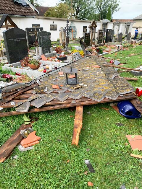 Schwer beschädigt durch die Unwetter: Die Filialkirche St. Marxen in Kühnsdorf/Sinča vas... | Foto: Bauabteilung/Obernosterer