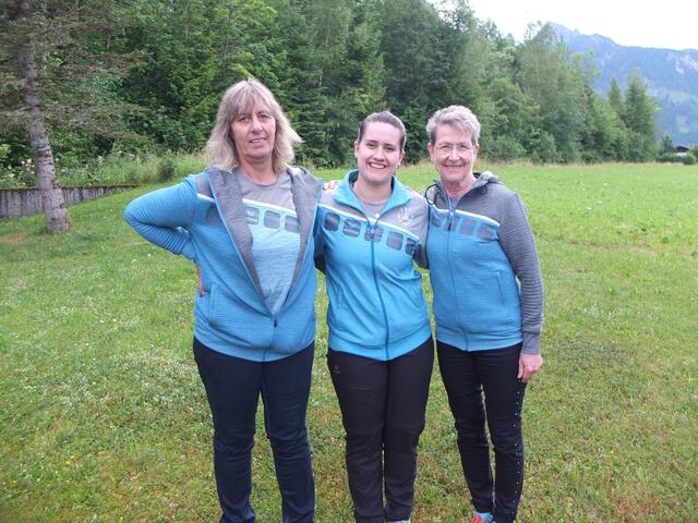 Erfolgreich: Marianne Wörle, Sina Rieger und Martha Ginther (v.l.).  | Foto: ESF Pinswang