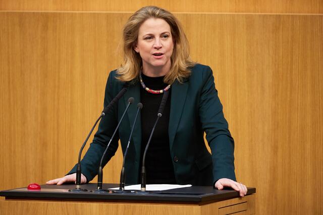 Beate Meinl-Reisinger ist Klubobfrau und Parteivorsitzende der NEOS. | Foto: Parlamentsdirektion/Topf