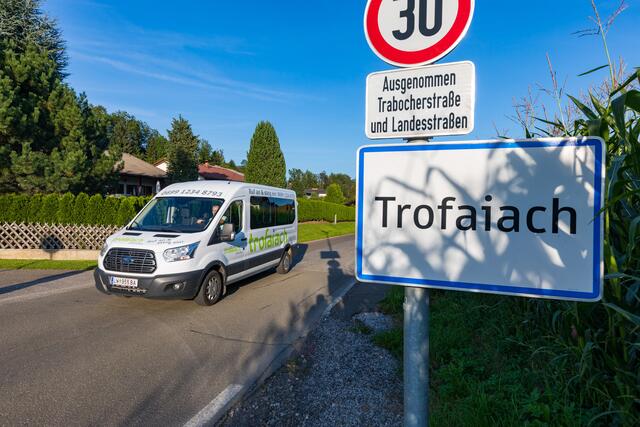 Der gMeinBus ist ein flexibler Rufbus, der als eine Art Sammeltaxi fungiert.  | Foto: Stadt Trofaiach