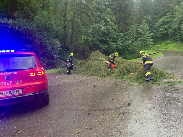 Schäden gab es auch im Bereich Judenburg. | Foto: Feuerwehr