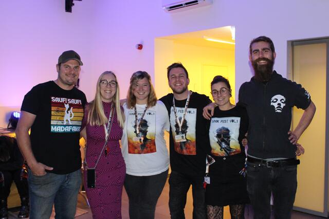 Das Team des Ivnik-Vereins beim "Ivnik Fest Vol. 1": Marco und Nadine Geuter, Jana Plazovnik, Daniel Fürpaß, Katharina Riegler und Michael Jud. | Foto: Löschnig