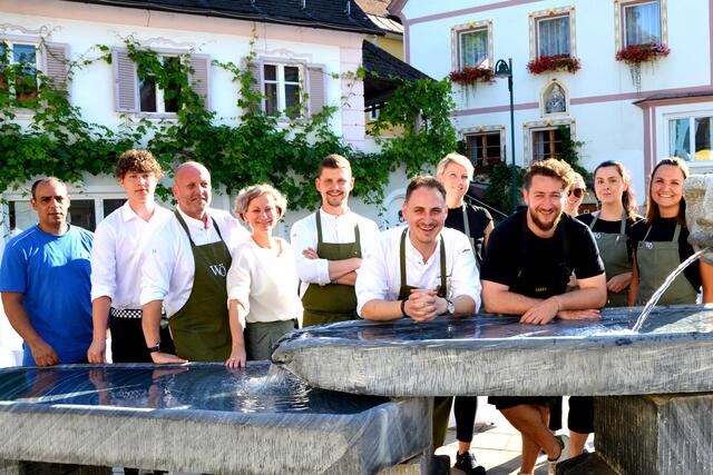 Das Wörgötter Team mit Gastkoch Walter Triebl. Foto: Kremser