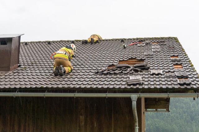 Einsatz der Feuerwehr in Annaberg.  | Foto: FF Annaberg