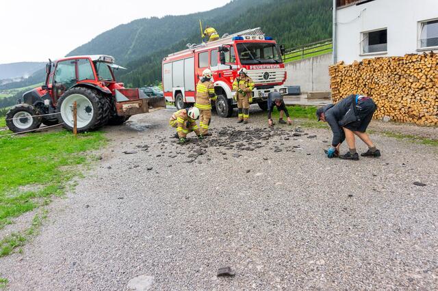 Einsatz der Feuerwehr in Annaberg.  | Foto: FF Annaberg