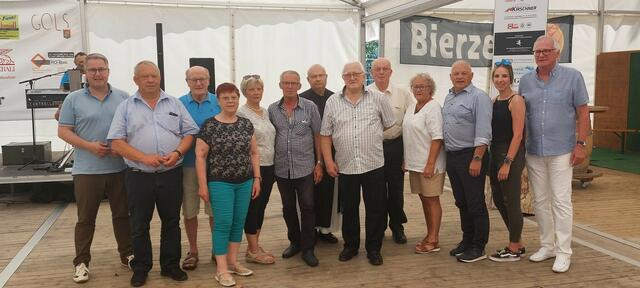Der Seniorenbund im Bezirk traf sich zum Radwandertag am Golser Volksfestgelände. | Foto: Volkspartei Burgenland