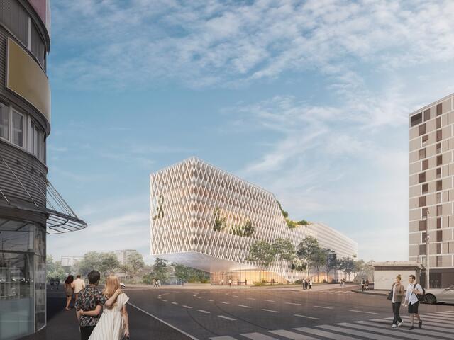 Bei einem EU-weiten Architekturwettbewerb setzte sich eine Grazer Idee durch.  | Foto: ©Hohensinn Architektur/nonstandard