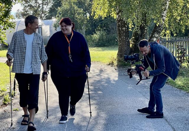 Die Dreharbeiten fanden in verschiedenen invita-Standorten wie etwa dem Pamingerhof in St. Ägidi oder in den Gärten vom Stift Engelhartszell statt. | Foto: invita