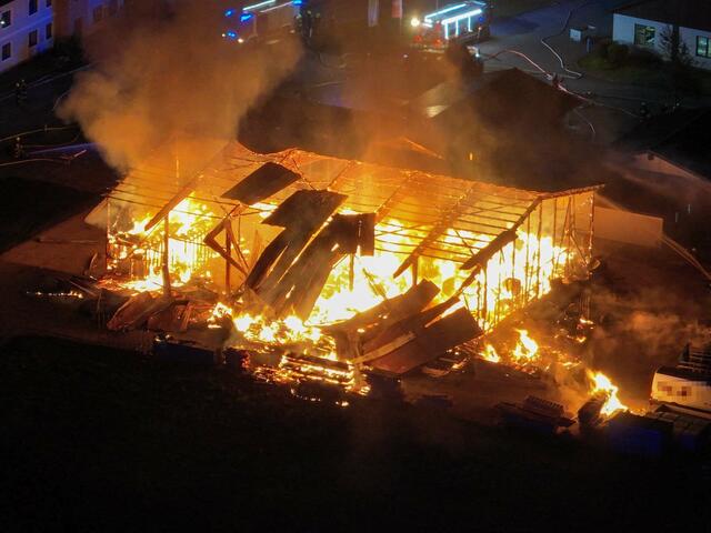 In Melk kam es zu einem Großbrand. | Foto: DOKU NÖ