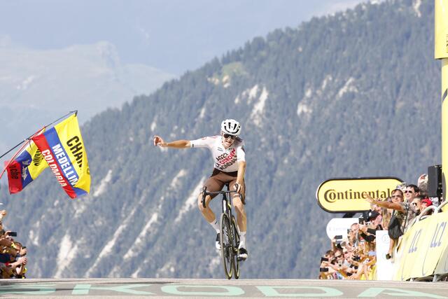 Radsportsuperstar Felix Gall, der Bezwinger der Königsetappe bei der Tour de France, kommt nach Wels. | Foto: EXPA/ Pressesports/Etienne Garnier