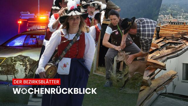 Beim Bezirksblätter Wochenrückblick gibt’s für euch die Top-Themen der vergangenen Woche aus Tirol. | Foto: Bezirksblätter Tirol